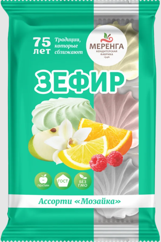  Меренга Зефир Мозайка, 270г  в Мариинске