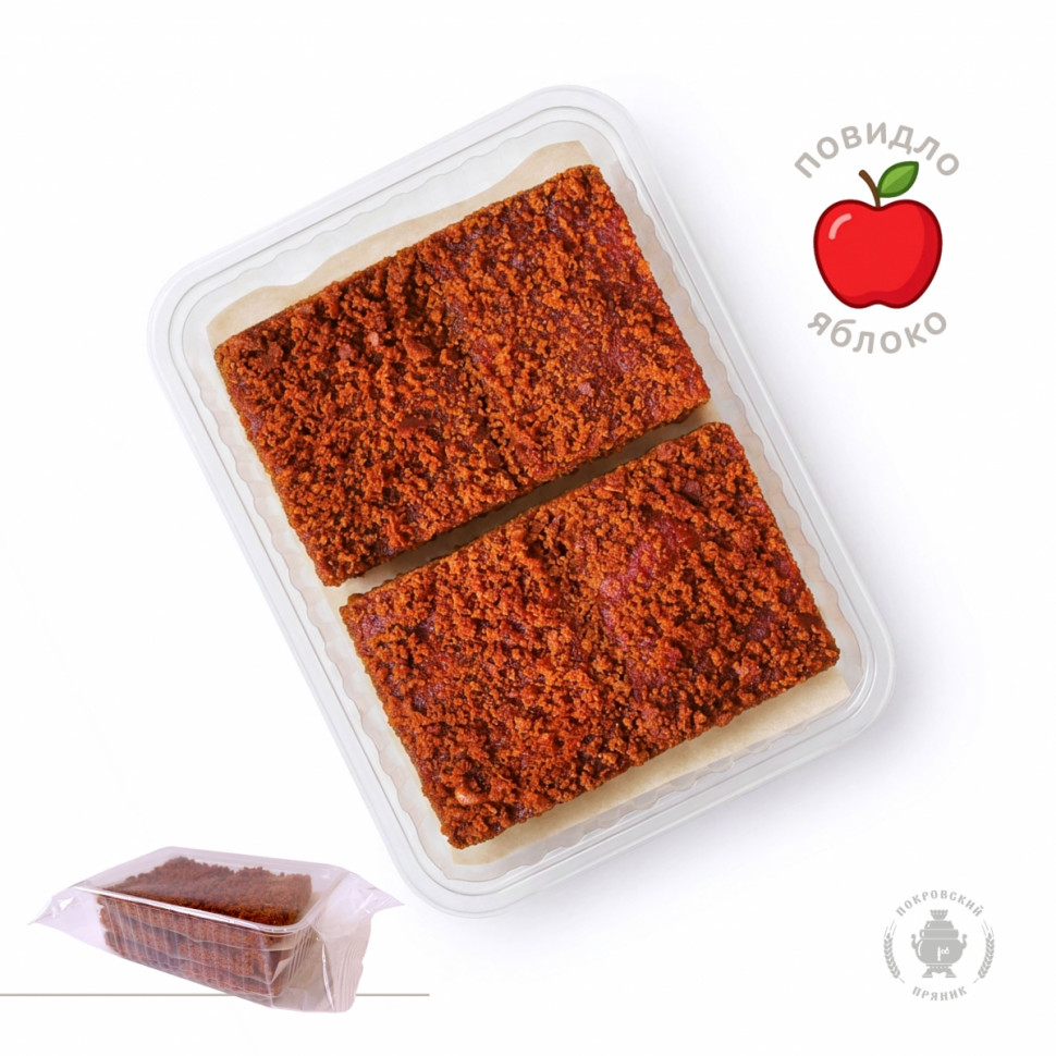  Пряник 400г с фруктовой начинкой Яблоко в Мариинске