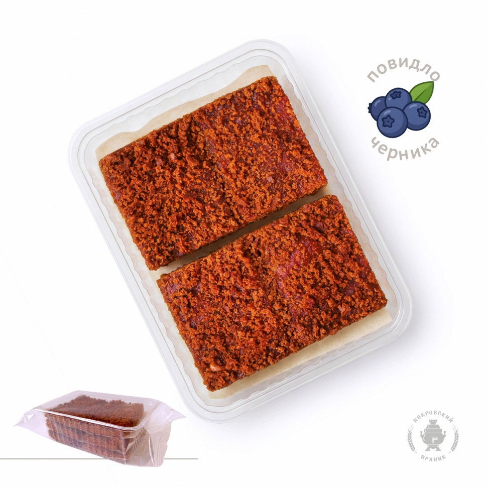  Пряник 400г с фруктовой начинкой Черника в Мариинске