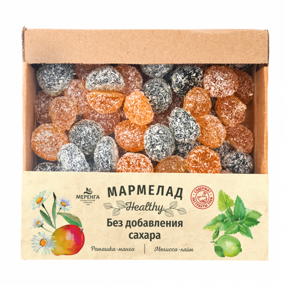  Меренга Мармелад в кокосовой обсыпке Ромашка+Мелисса , 800г     в Мариинске